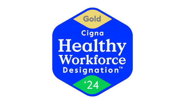 2024 Cigna Healthy Workforce Designation Gold Level Logo