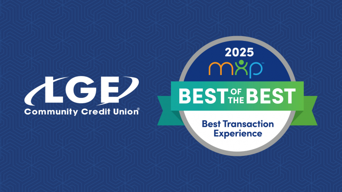 MemberXP Best of the Best Award Best Transaction Experience